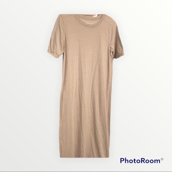 Madewell Minimalist Tan Maxi Dress. Size Small - Picture 8 of 8